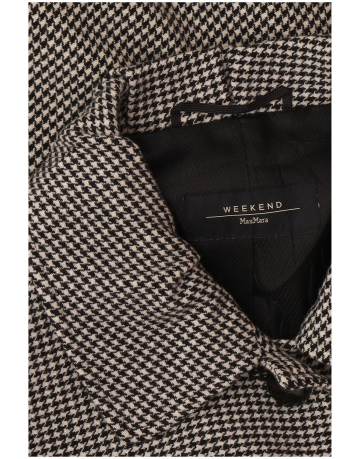 MAX MARA Damen 4-Knopf-2-teiliges Rock-Set UK 10 Small W28 Grau Klassisch