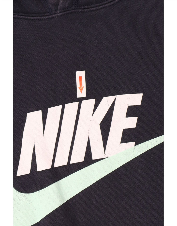 Nike Herren-Kapuzenpullover mit Grafik, mittelblaue Baumwolle