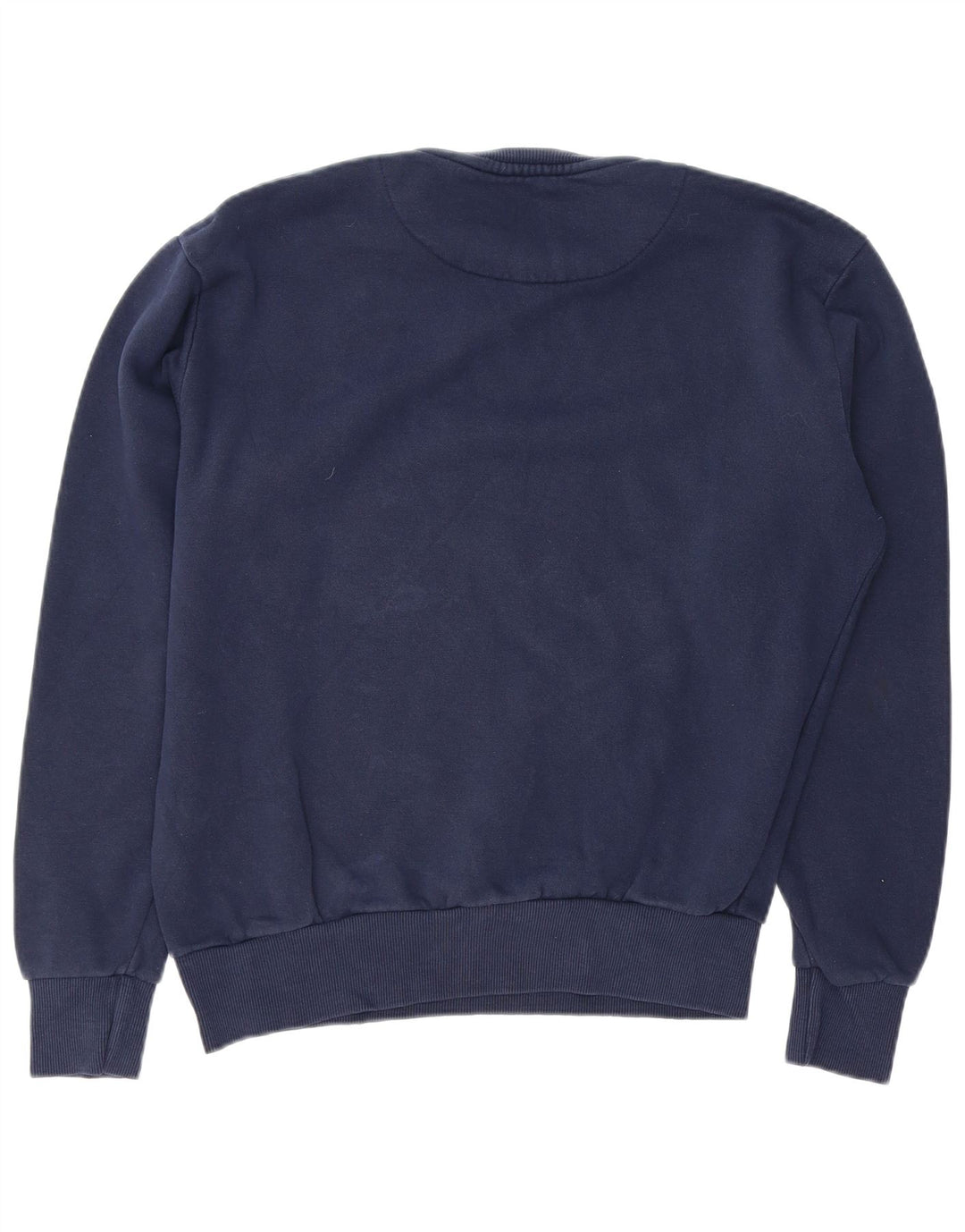 ELLESSE Mens Sweatshirt Jumper Large Navy Blue Cotton