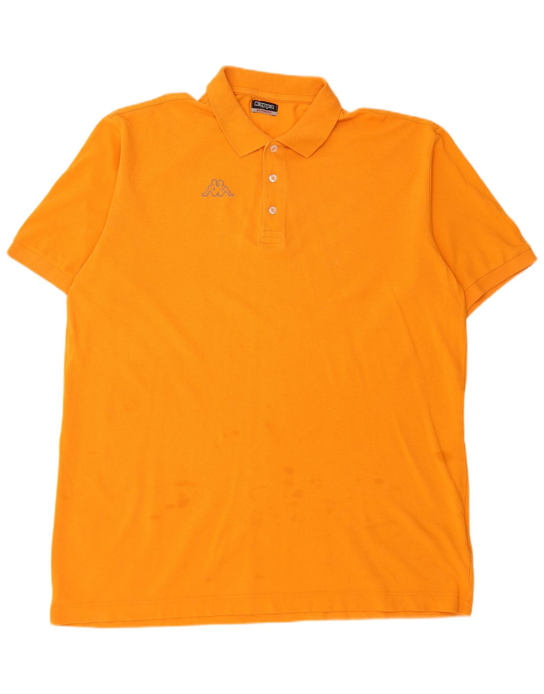 Kappa Herren Poloshirt 3XL Orange Baumwolle