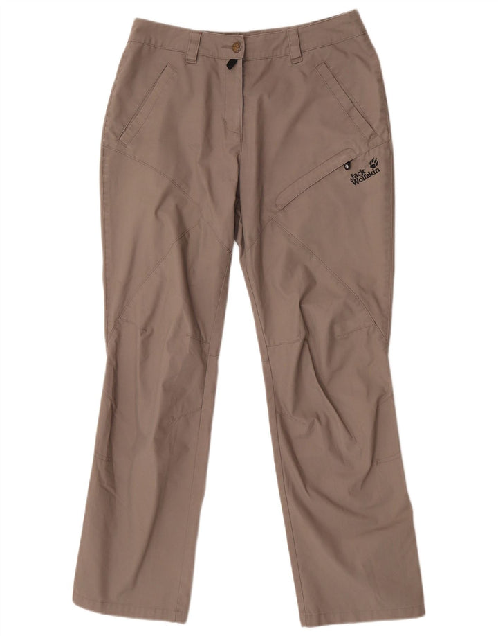 Jack Wolfskin Damen-Wander-Cargohose, Größe S, W28, L29, Grau, Polyester