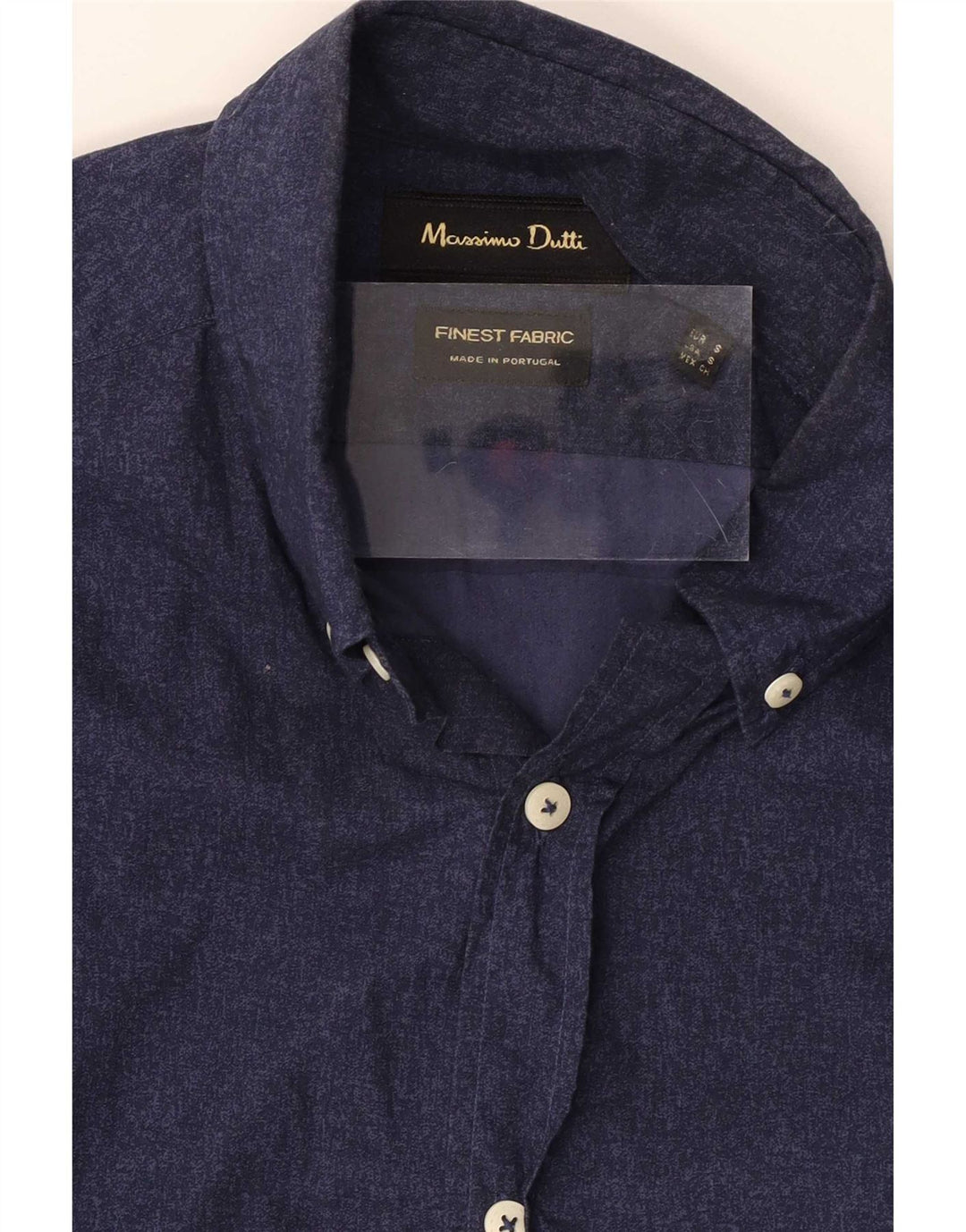 Massimo Dutti Herrenhemd Small Marineblau