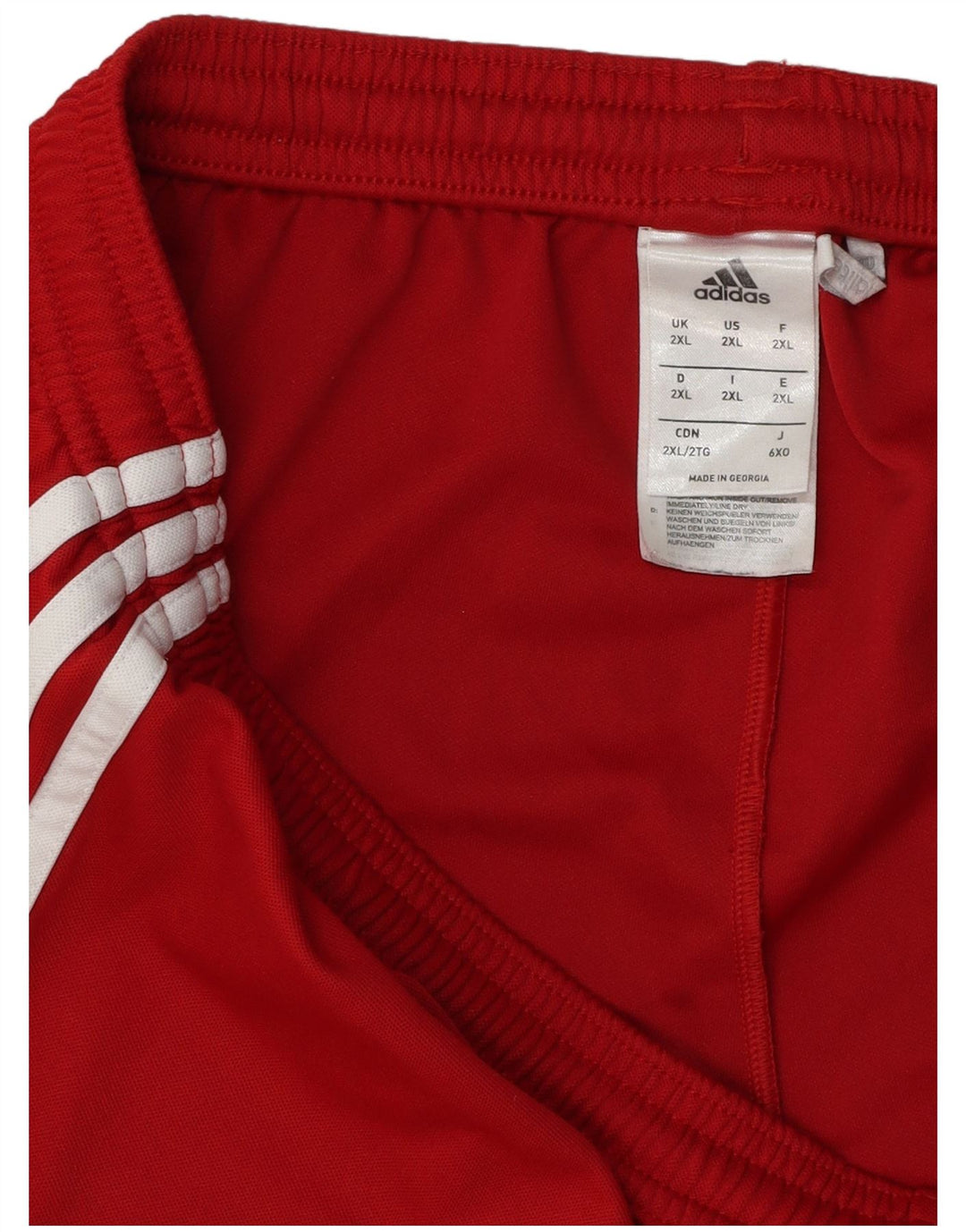 Adidas Herren Climalite Sport Shorts 2XL Rot Polyester