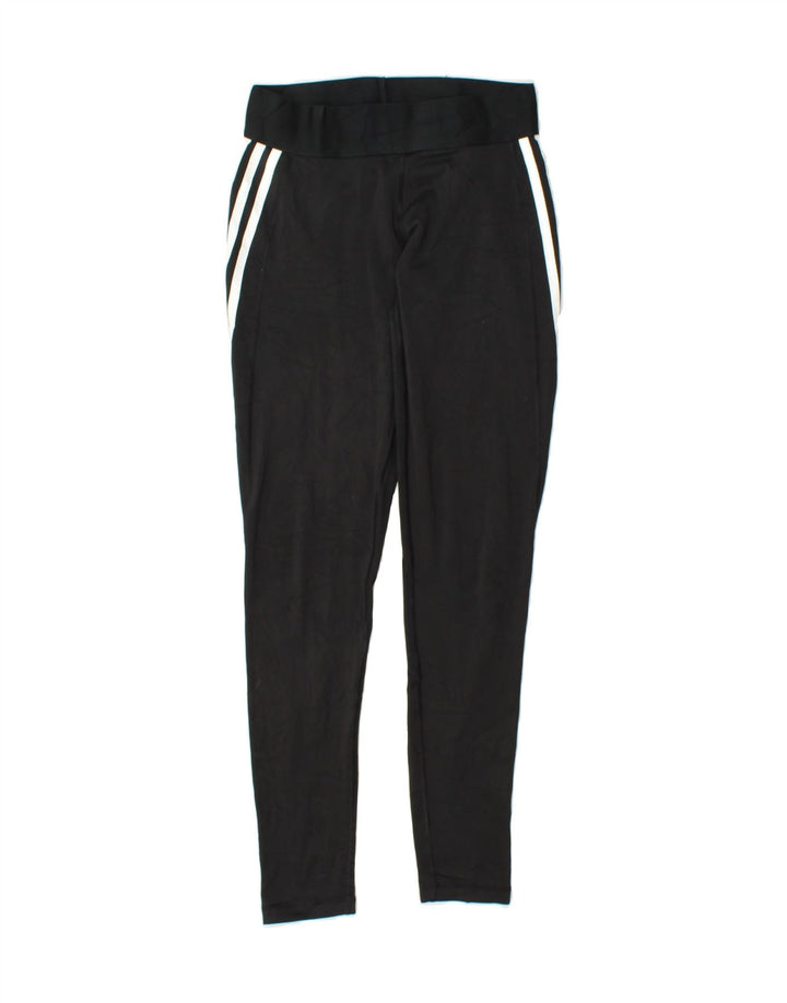 ADIDAS Womens Aeroready Leggings UK 8/10 Small  Black Vintage Adidas and Second-Hand Adidas from Messina Hembry 