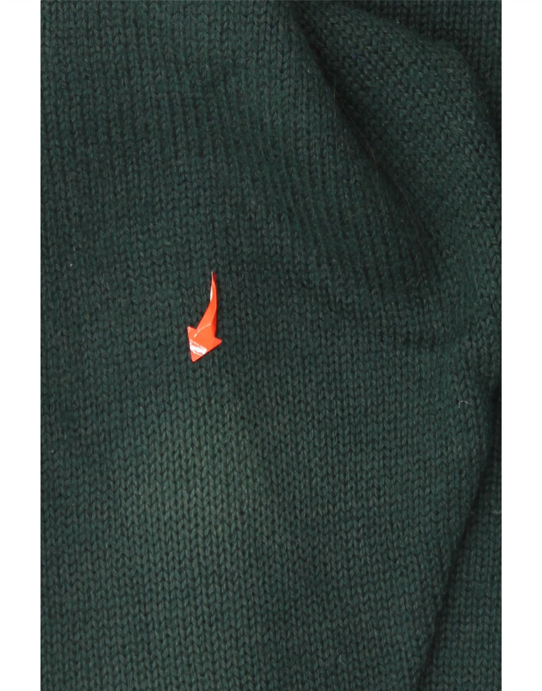 Vintage Damen Rollkragenpullover Pullover UK 14 Große grüne Wolle