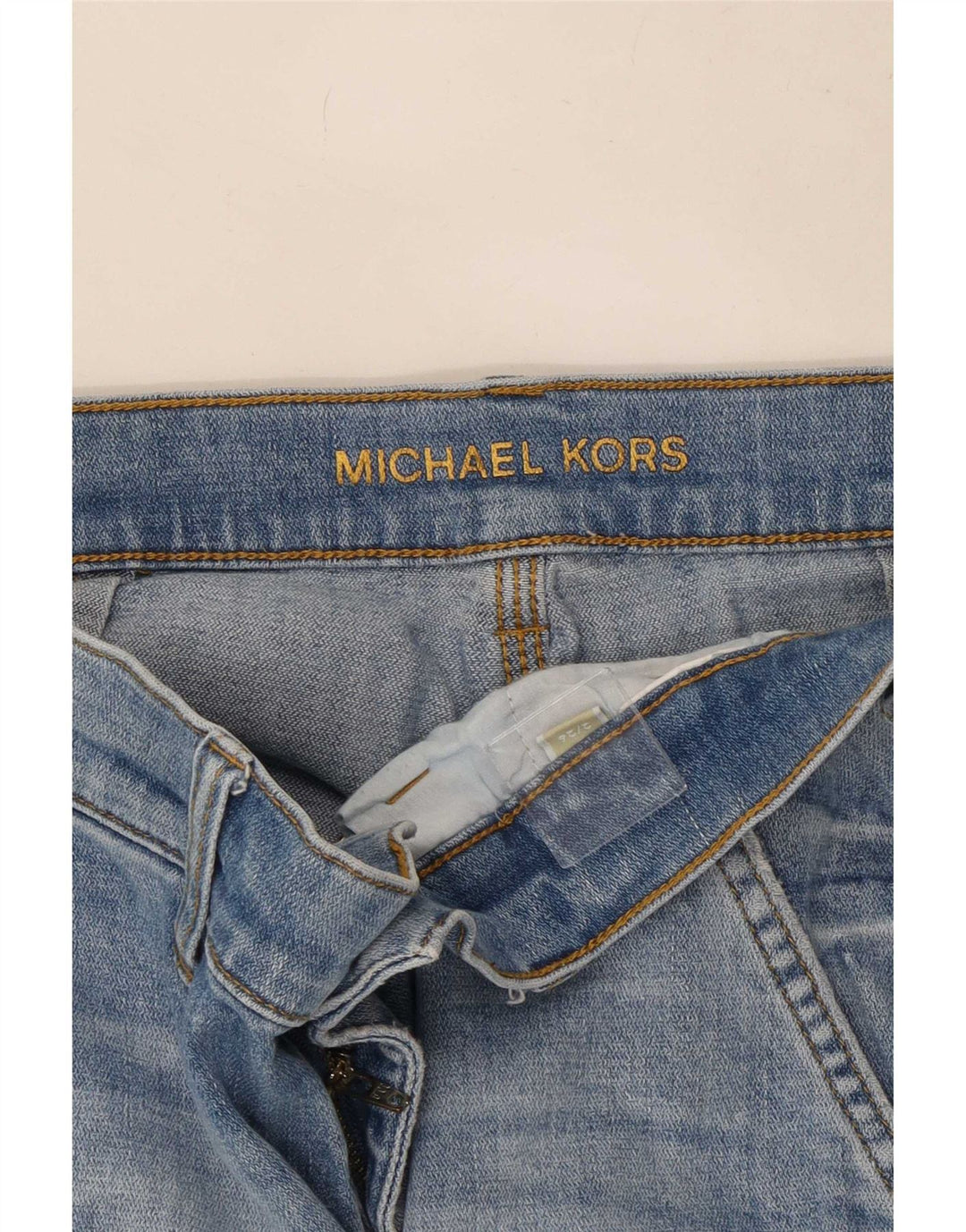 Michael Kors Damen Cargo Straight Jeans US 2 XS W26 L29 Blau