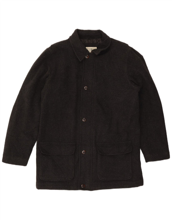 L.L.Bean Herren-Mantel, groß, UK 40, große graue Wolle