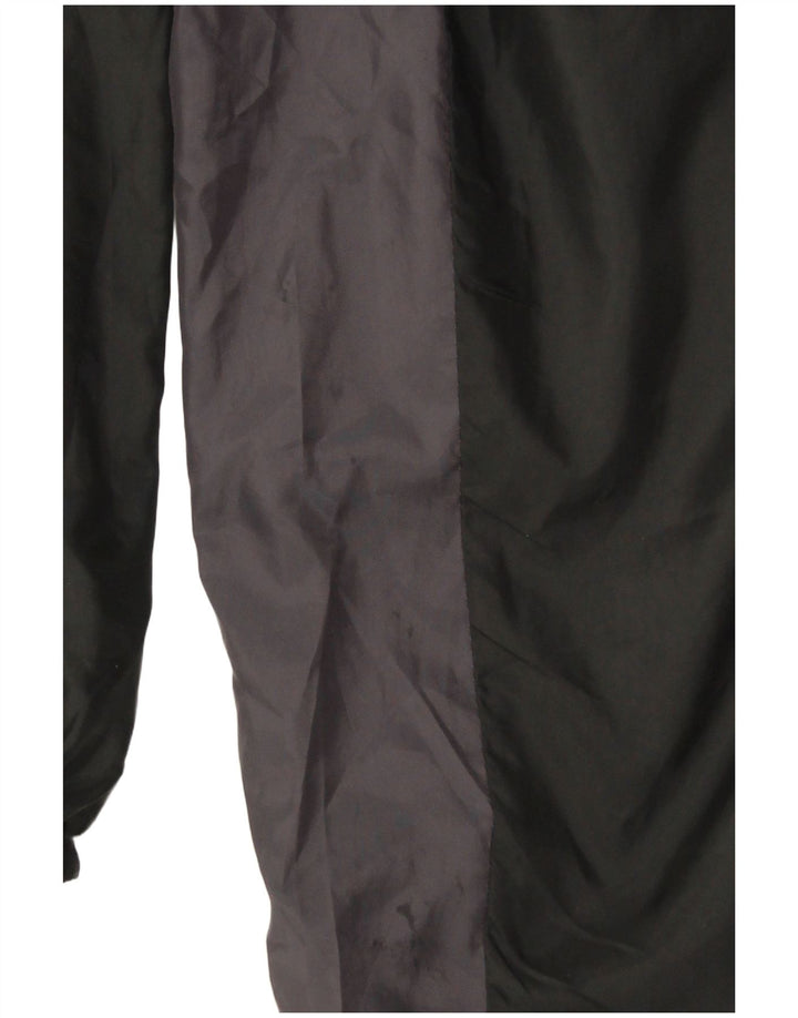 PUMA Herren-Trainingsanzug mit Kapuze, Oberteil, Jacke, groß, schwarzes Farbblock-Polyester