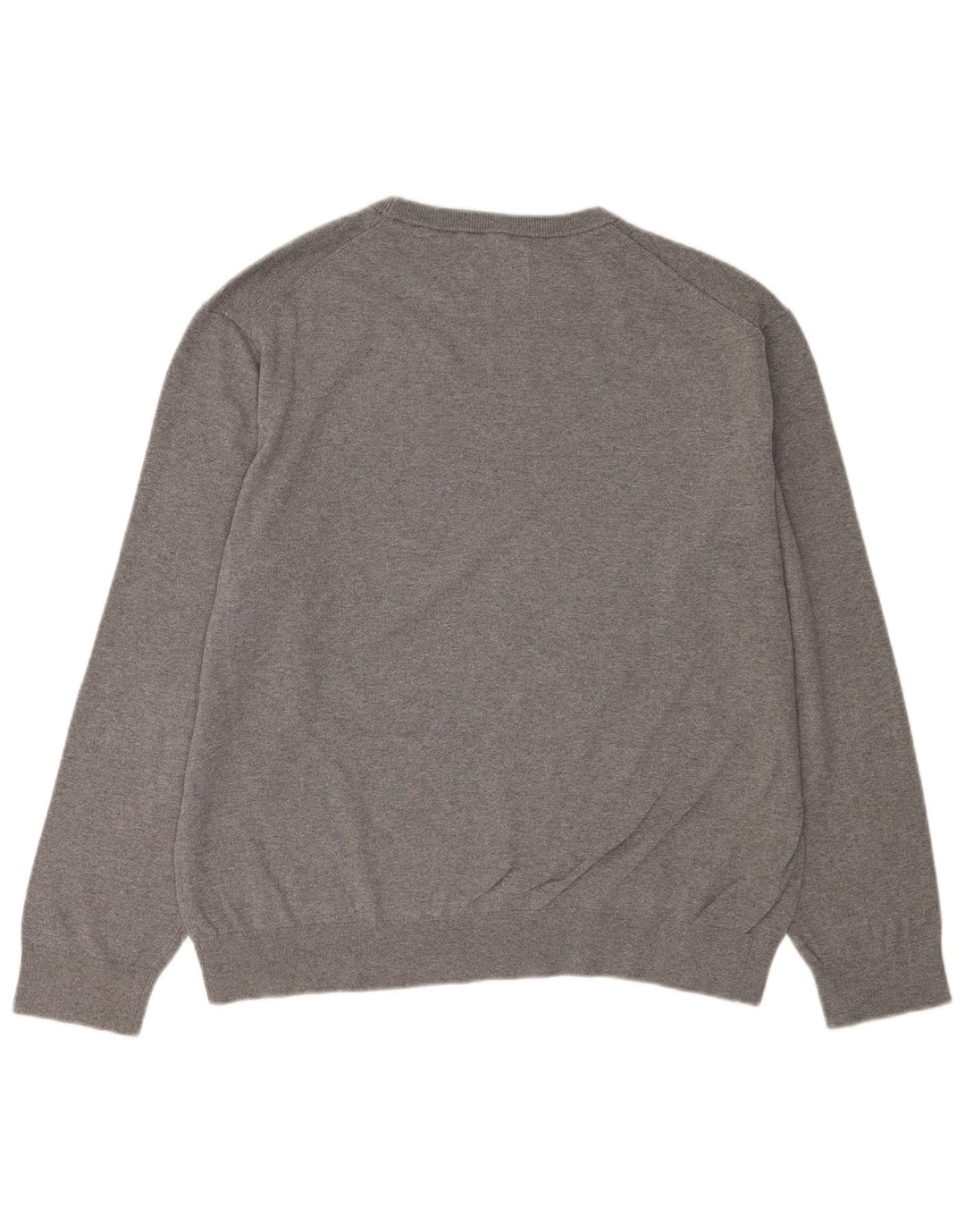 Gant Herren-Pullover mit Rundhalsausschnitt, XL, Grau