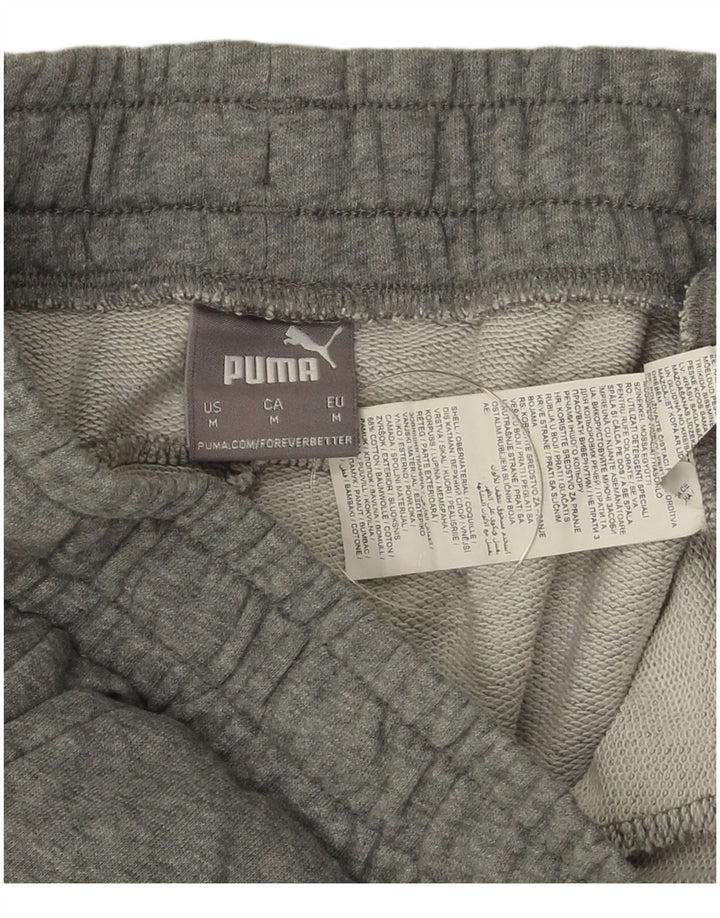 Puma Herren-Sportshorts aus mittelgrauer Baumwolle