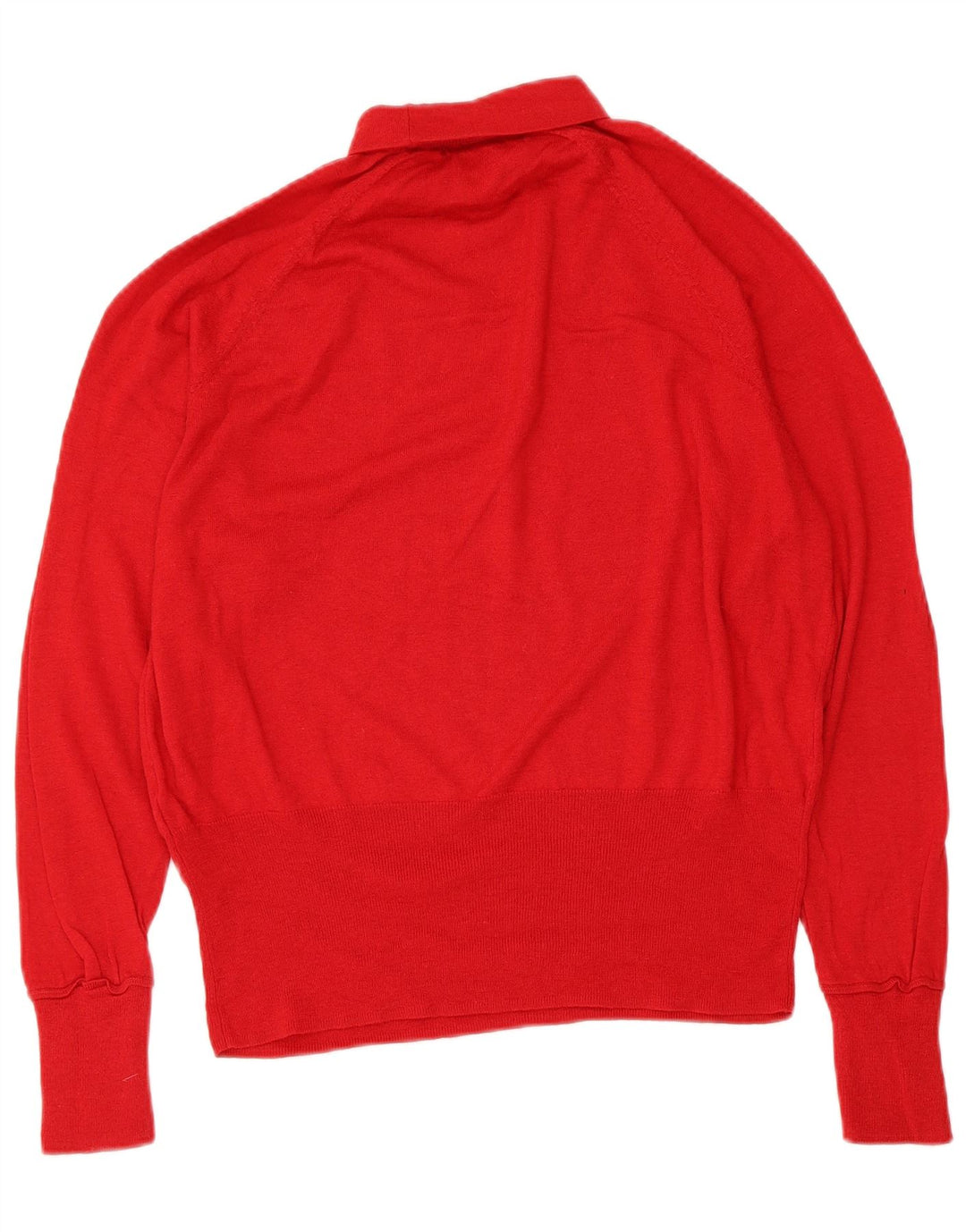 Marks & Spencer Rollkragenpullover für Damen, Gr. 16, Größe L, Rot, Merinowolle