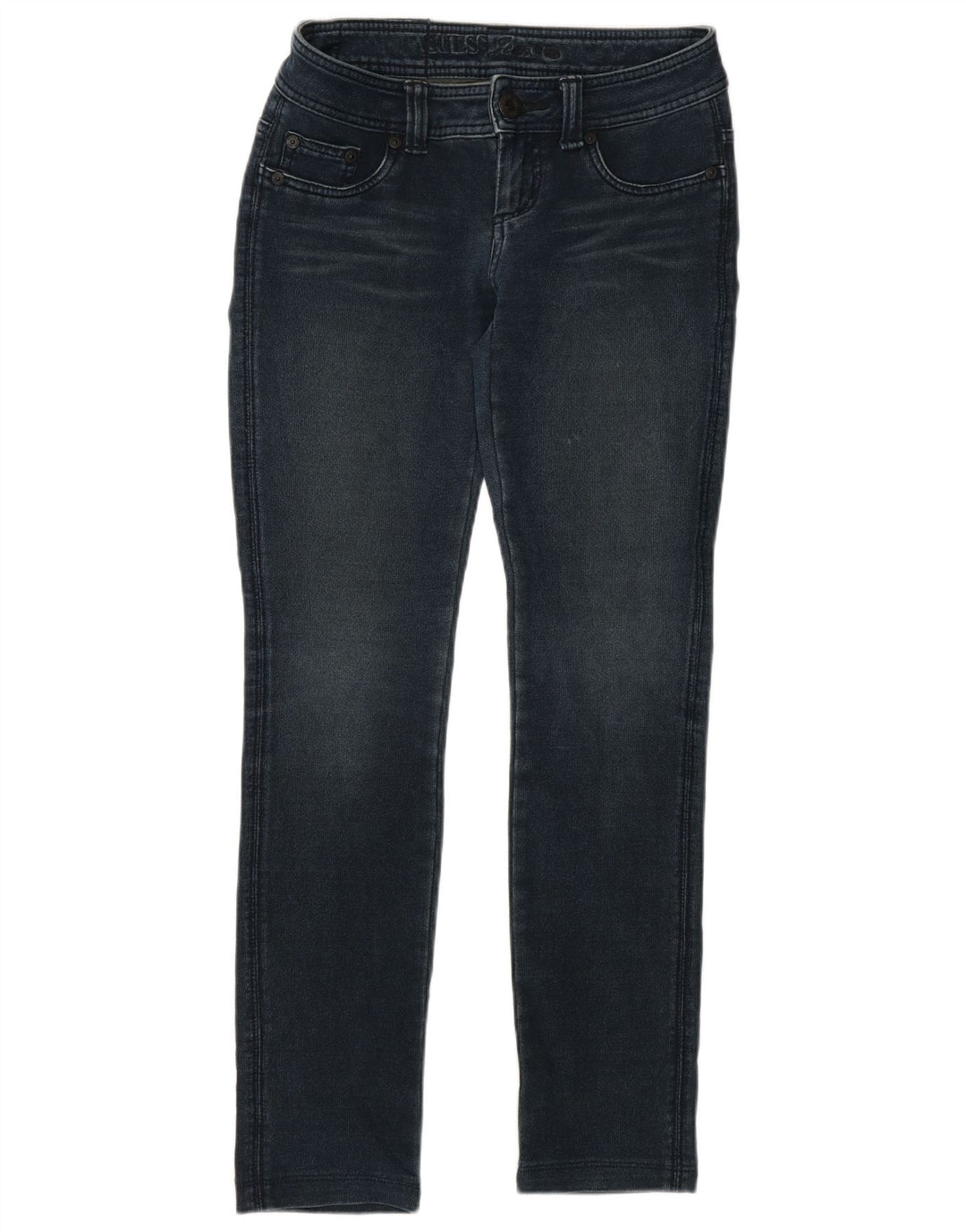 Guess Damen Slim Jeans W25 L28 Blaue Baumwolle