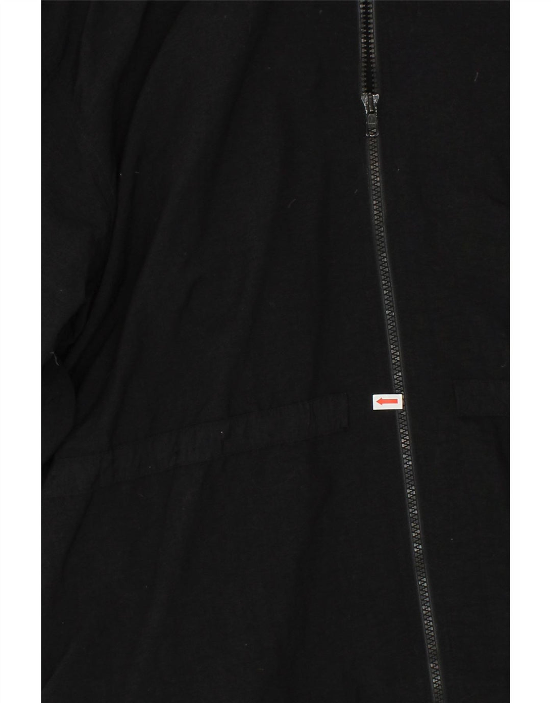 MOSSIMO Womens Oversized Hooded Rain Jacket UK 14 Medium Black Nylon Vintage Mossimo and Second-Hand Mossimo from Messina Hembry 
