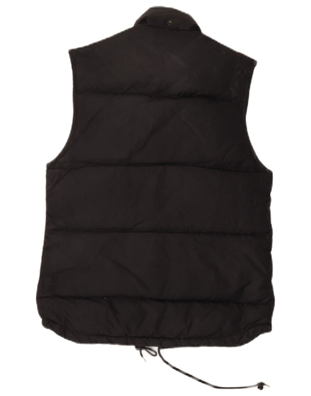 Jigsaw Damen Wattierte Weste UK 10 Small Schwarz Nylon