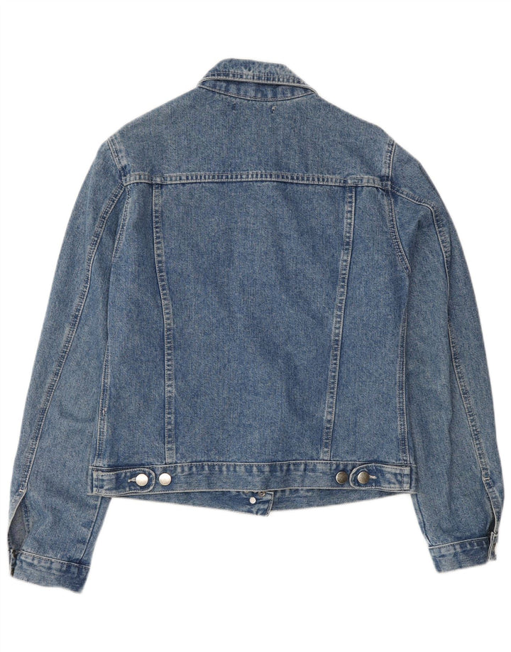 Gaudi Damen Jeansjacke UK 10 Small Blaue Baumwolle