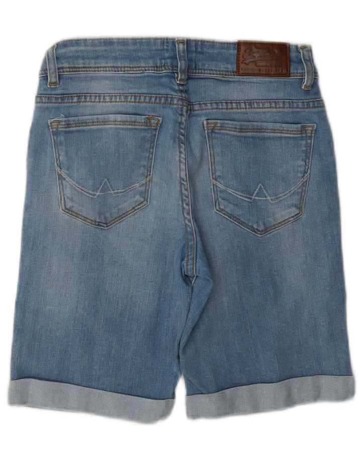 Superdry Distressed Denim Shorts W28 Mittelblau für Damen