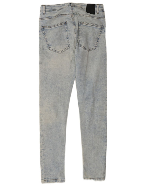 Zara Mens Skinny Jeans EU 40 Medium W31 L30 Blue Cotton