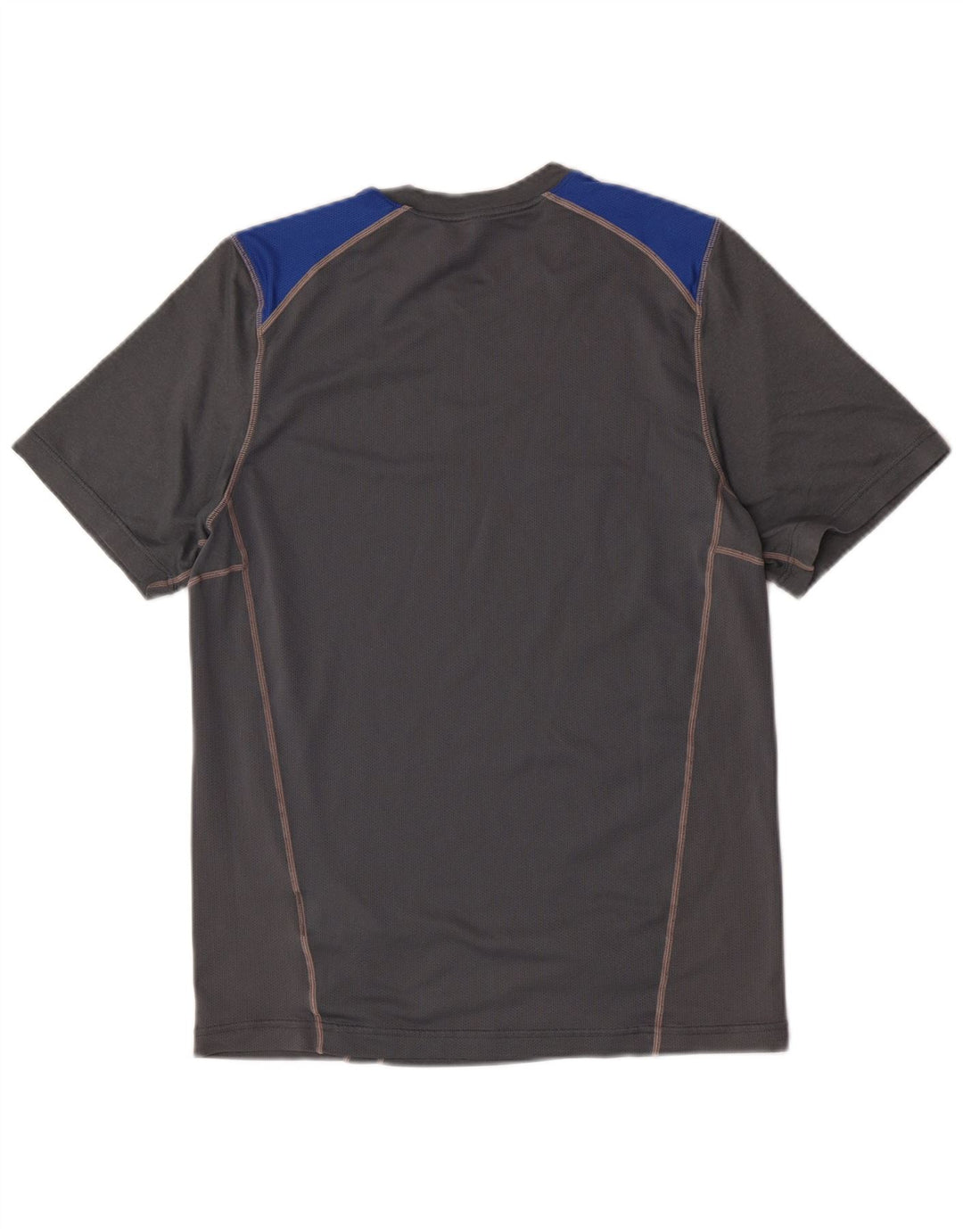 Nike Herren T-Shirt Top Small Graues Colourblock-Polyester
