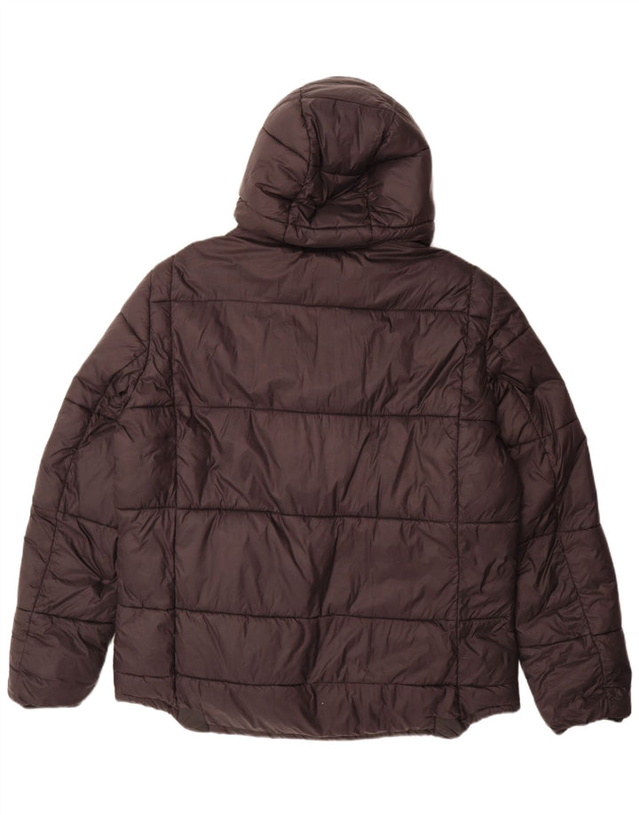Barbour Herren-Jacke mit Kapuze, gepolstert, UK 42, XL, Schwarz, Polyamid