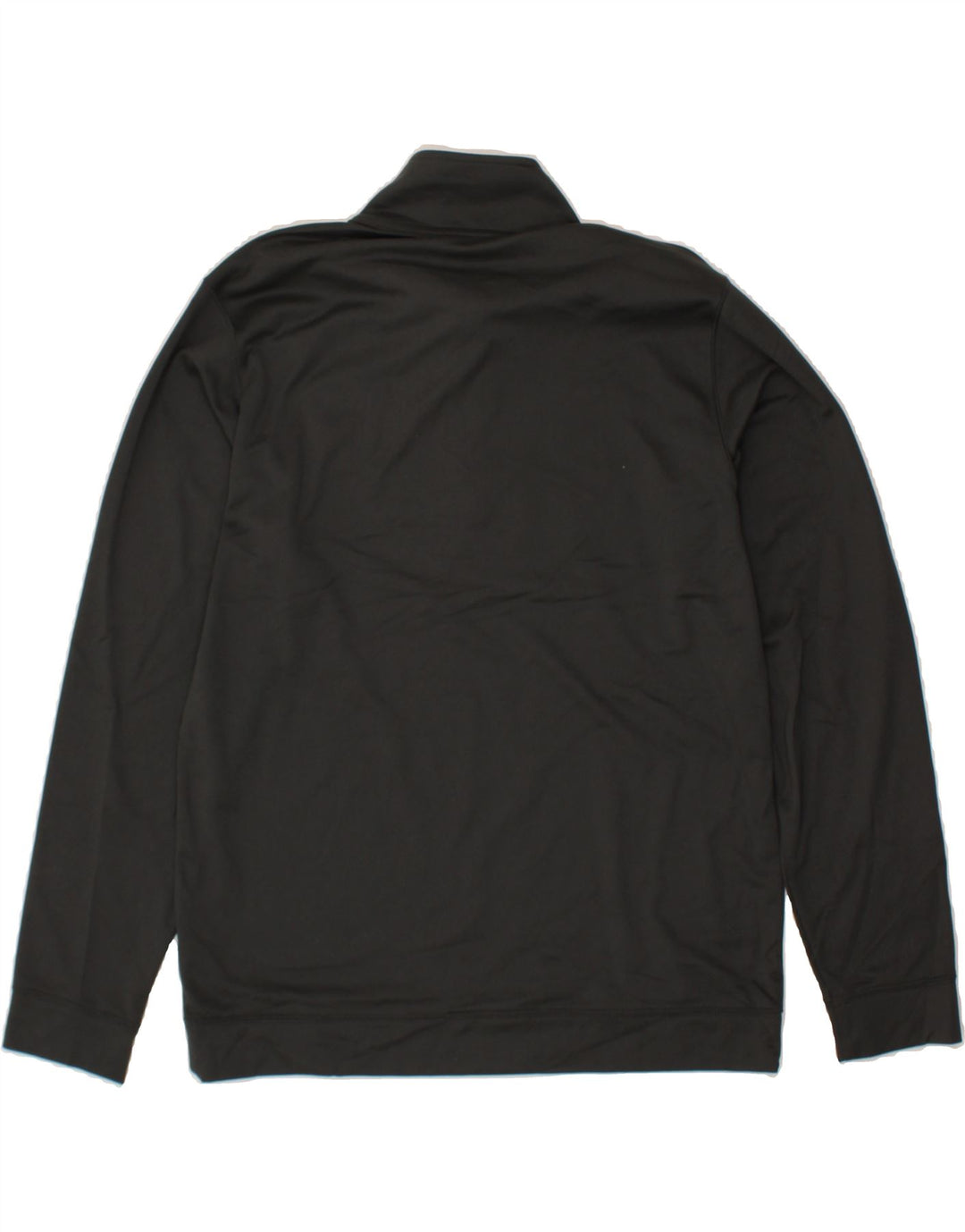 NIKE Mens Dri Fit Zip Neck Sweatshirt Jumper Medium Grey Polyester Vintage Nike and Second-Hand Nike from Messina Hembry 