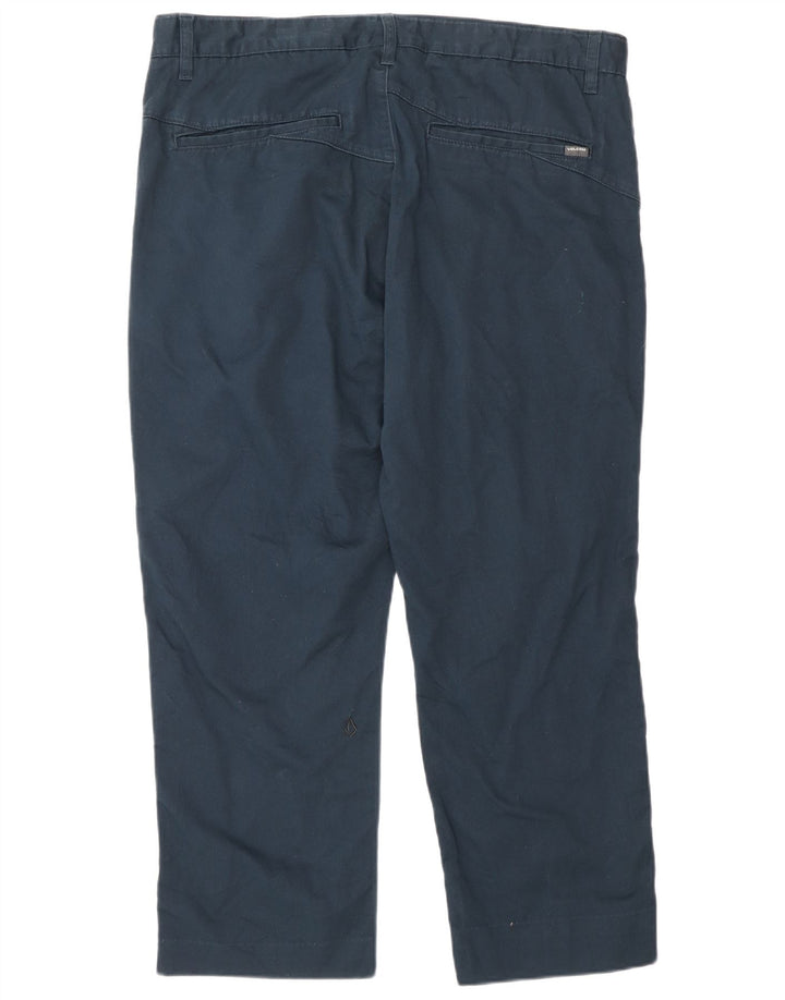 Volcom Herren gerade Chinohose W36 L26 Marineblau
