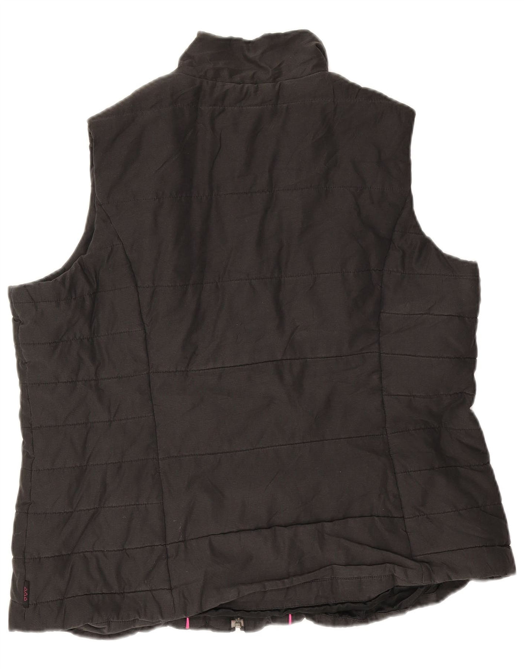 Marks & Spencer Damen Wattierte Weste UK 18 XL Schwarz Polyester