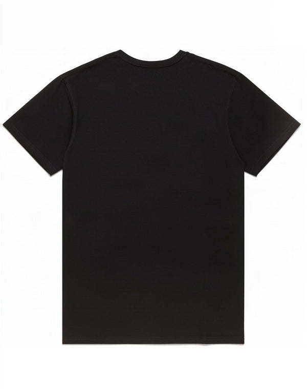 Hard Rock Cafe Herren Malta Grafik-T-Shirt aus mittelschwarzer Baumwolle