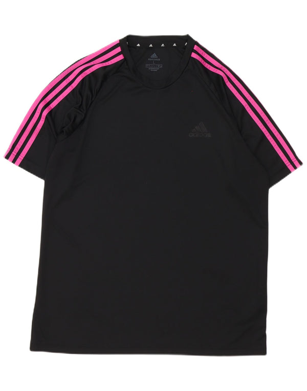Adidas Herren Aeroready T-Shirt Top Large Schwarz Polyester