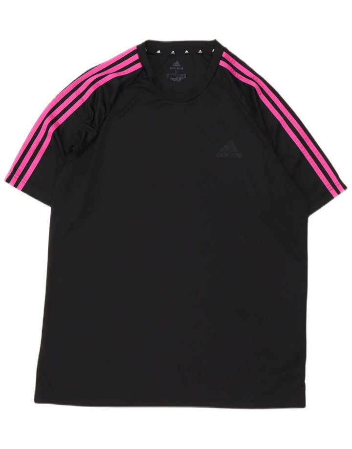 Adidas Herren Aeroready T-Shirt Top Large Schwarz Polyester