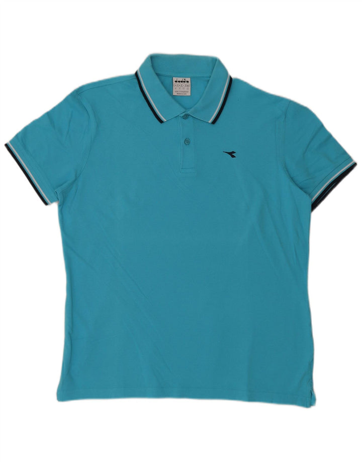 Diadora Herren Poloshirt XL Blau
