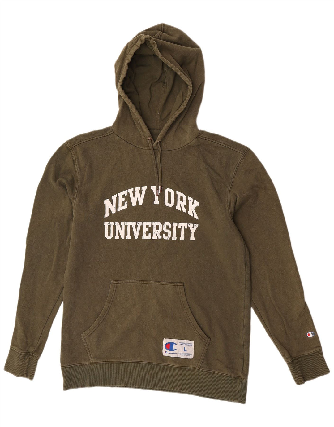 Champion Herren-Kapuzenpullover mit Grafik, groß, Khaki, Baumwolle