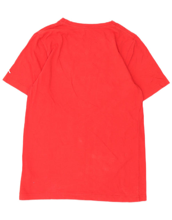 Jordan Jungen T-Shirt mit Grafik, 13–14 Jahre, XL, rote Baumwolle