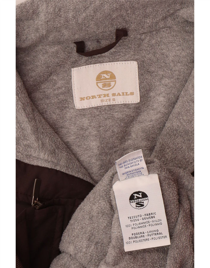 NORTH SAILS Herren Bomberjacke UK 36 Small Braunes Polyamid