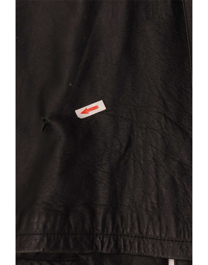 Sorbino Herren Ledermantel UK 44 2XL Schwarz