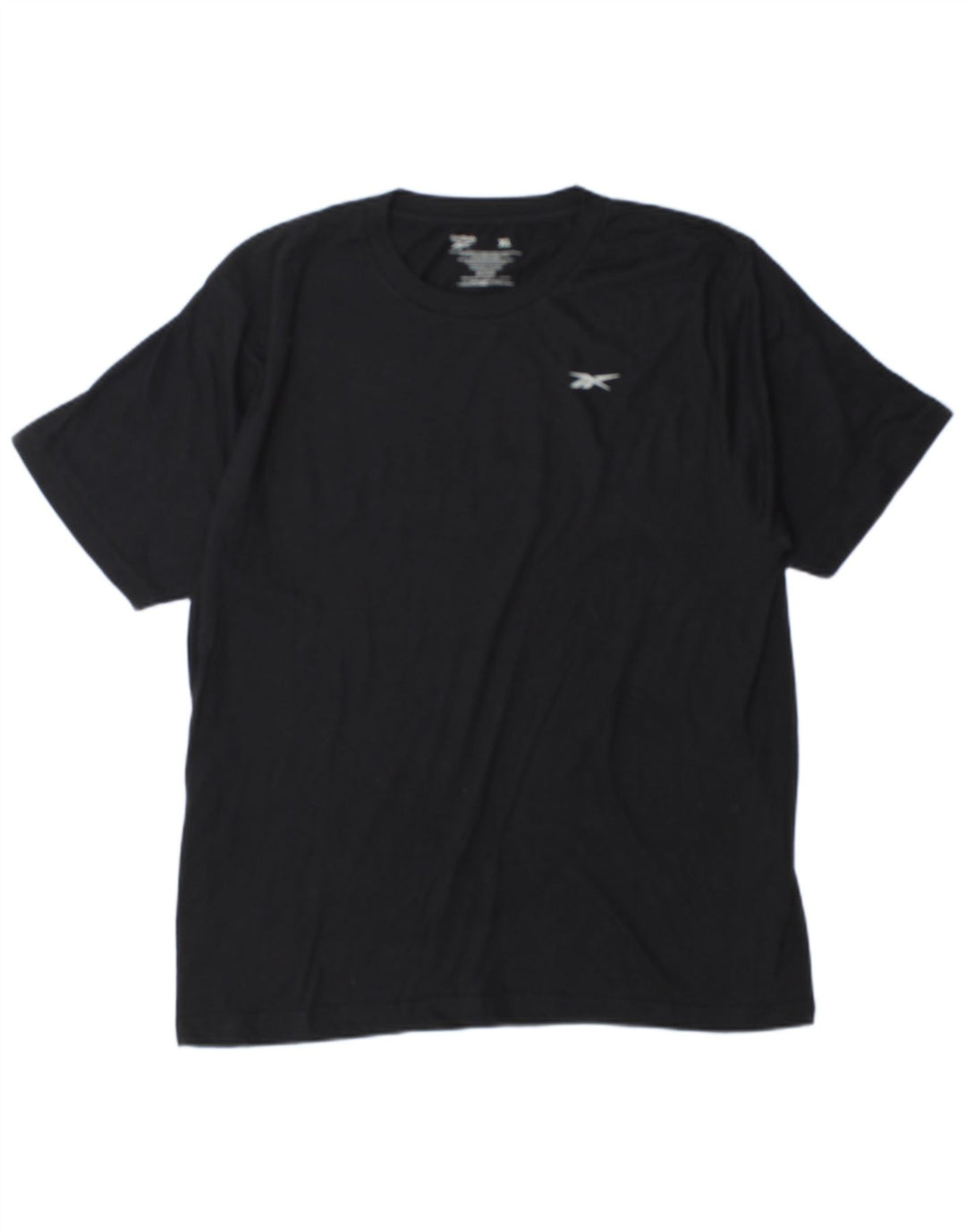 Reebok Herren T-Shirt Top XL Schwarz Baumwolle