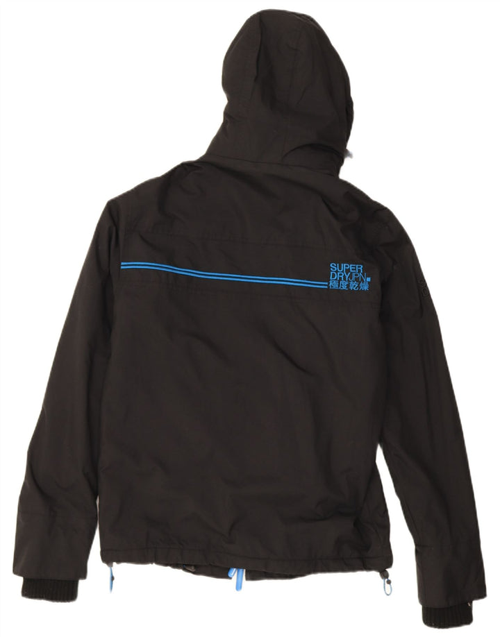 Superdry Herren The Windcheater Graphic Windjacke UK 36 Small Schwarz