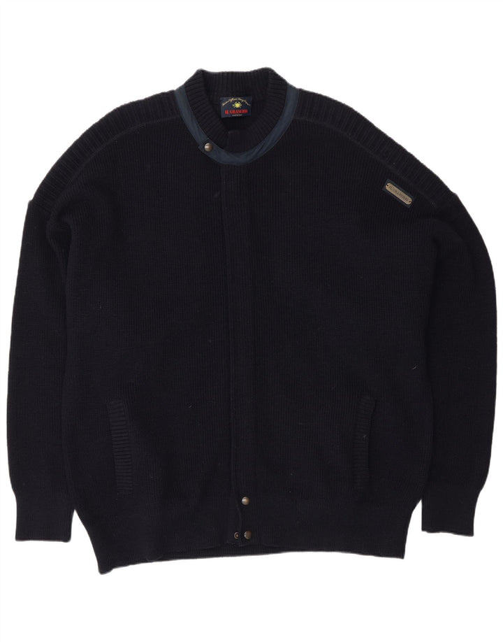 Il Granchio Herren Strickjacke XL Marineblau