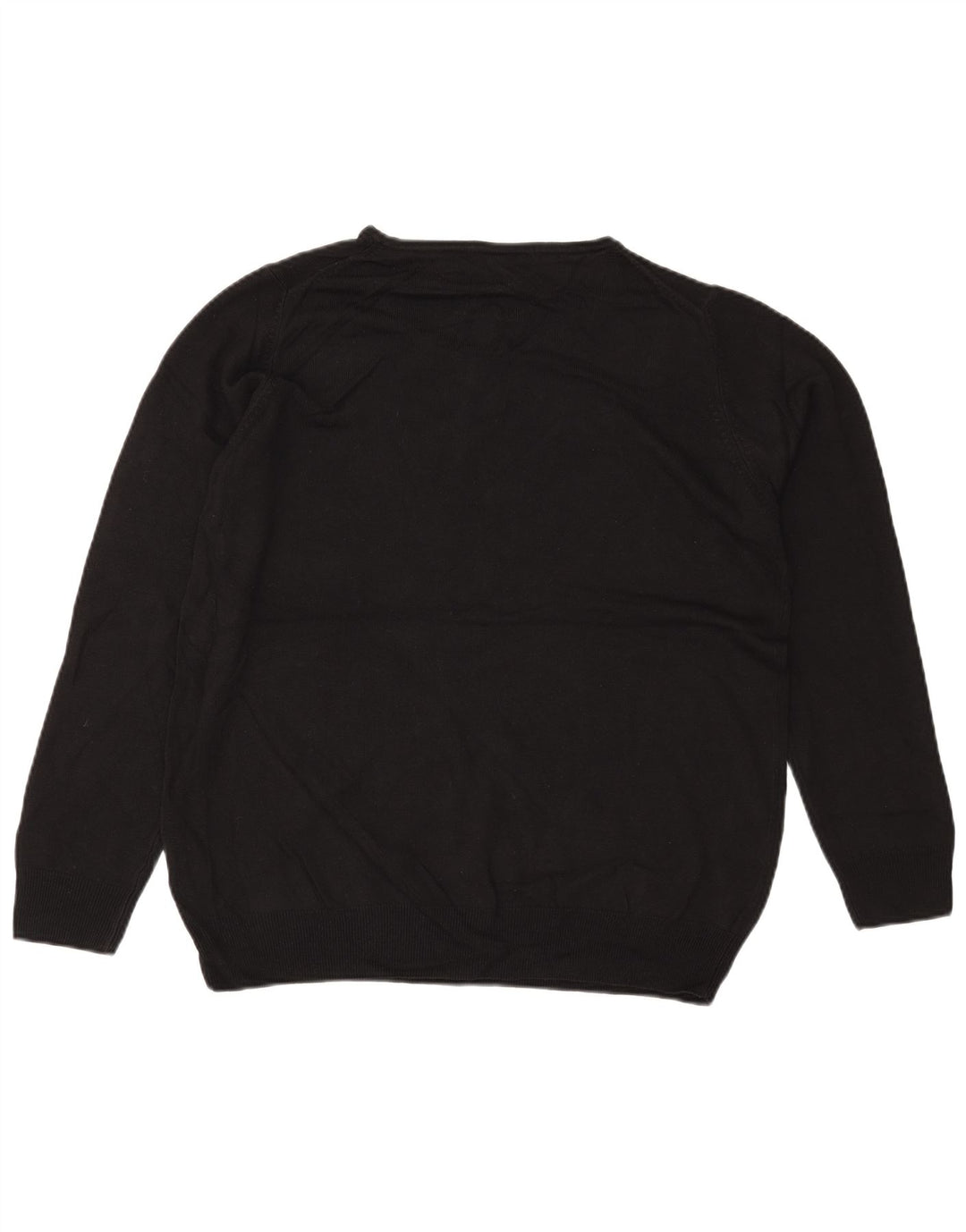 Marks & SPENCER Damen-Pullover, übergroß, Rundhalsausschnitt, Gr. 18, XL, Schwarz