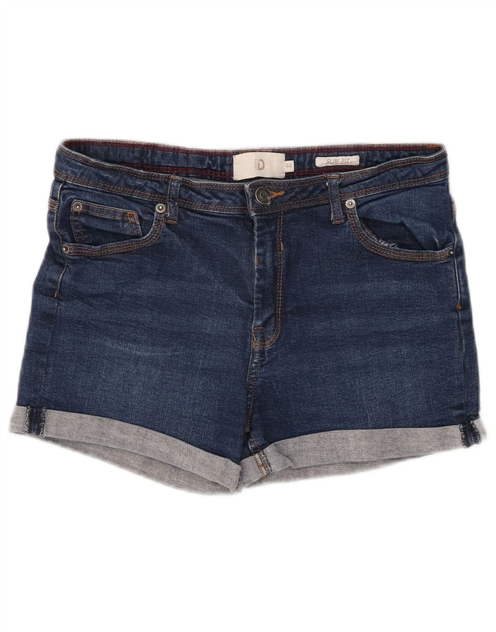 Dack's Slim Fit Denim-Shorts für Damen IT 44 Medium W28 Blaue Baumwolle