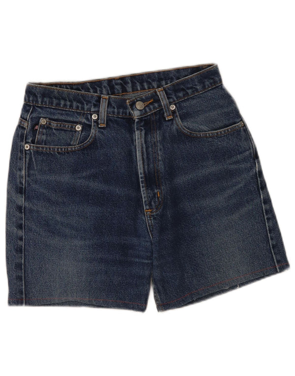 Polo Ralph Lauren Damen Jeansshorts US 8 Medium W28 Marineblaue Baumwolle