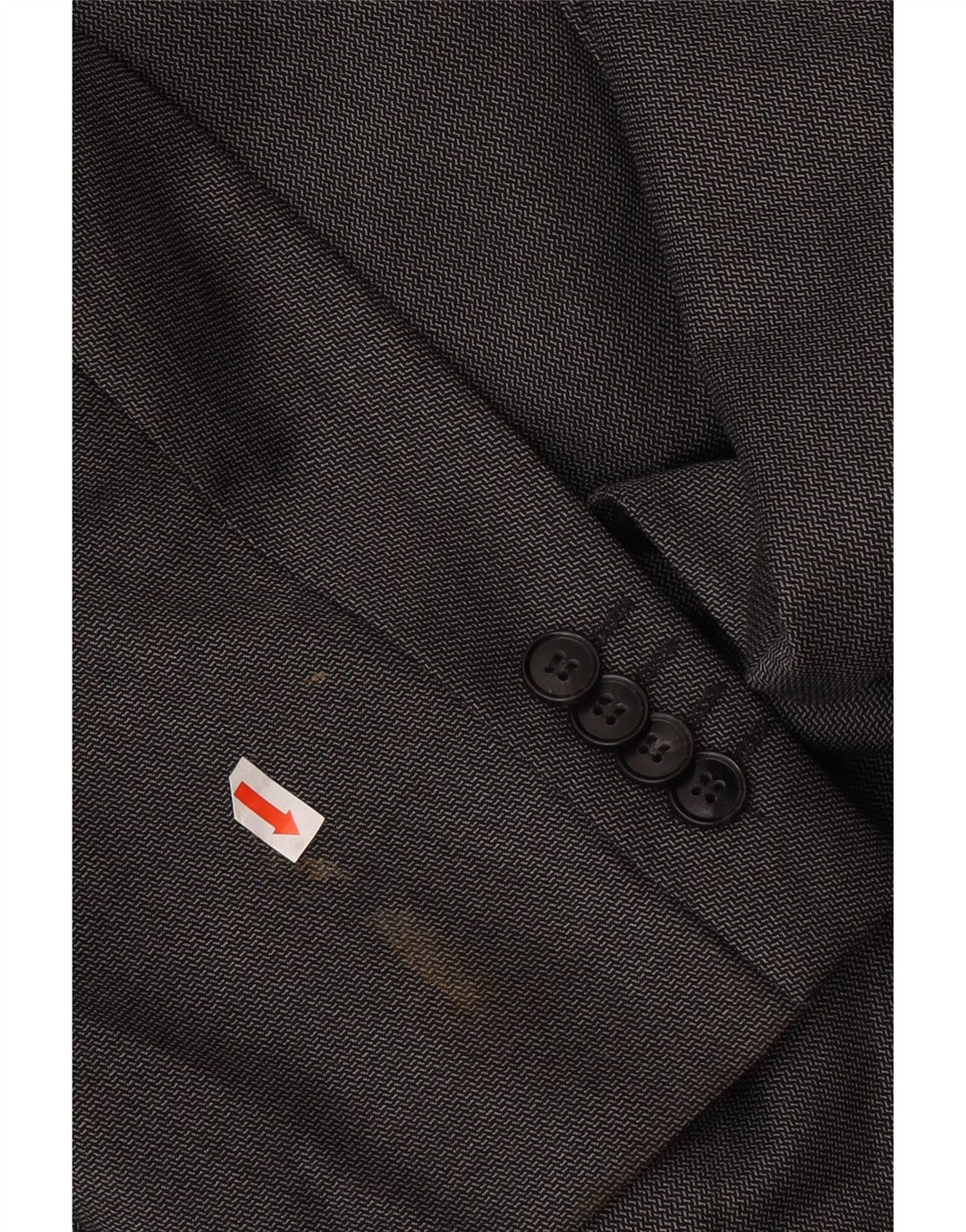 Marks & Spencer Herren-Blazer mit 2 Knöpfen, UK 46, XL, graue Wolle
