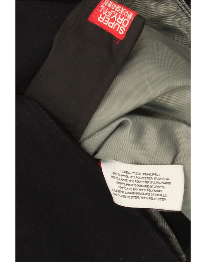 Superdry Herren-Militärjacke mit Grafik, UK 38, mittelmarineblaue Wolle