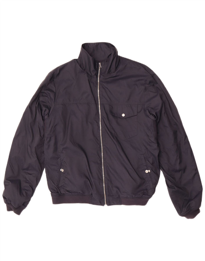 Gap Herren Bomberjacke UK 38 Medium Marineblau Nylon
