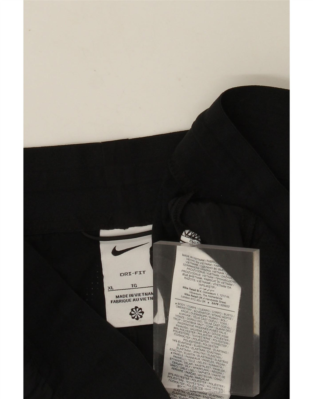 NIKE Damen Dri Fit Sport Shorts UK 18 XL Schwarz Polyester