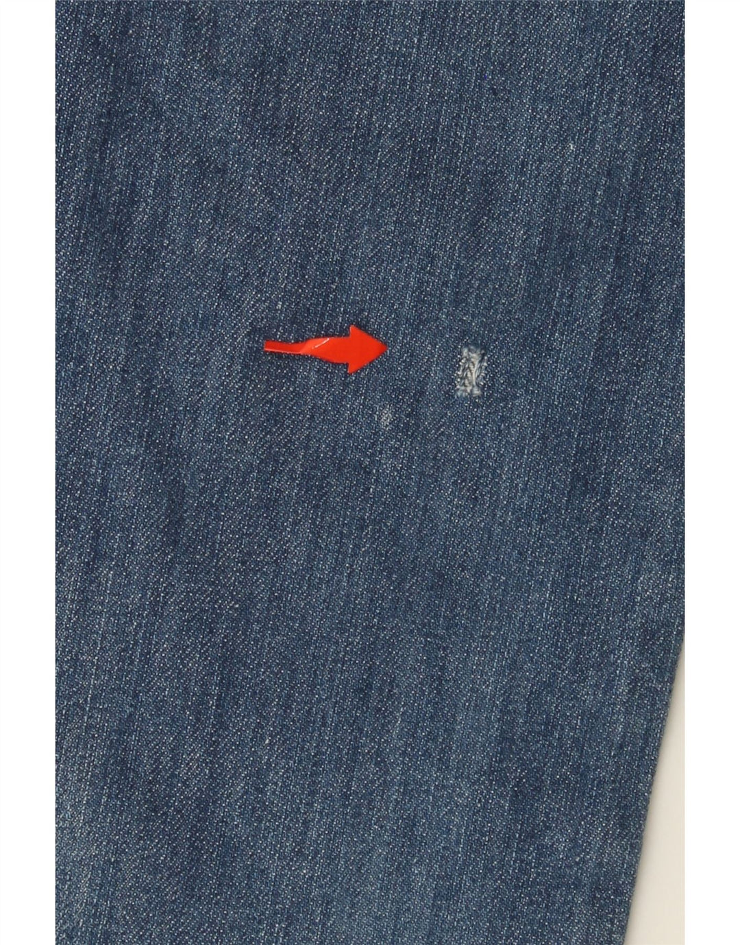 GAS Damen Straight Jeans W33 L30 Blaue Baumwolle