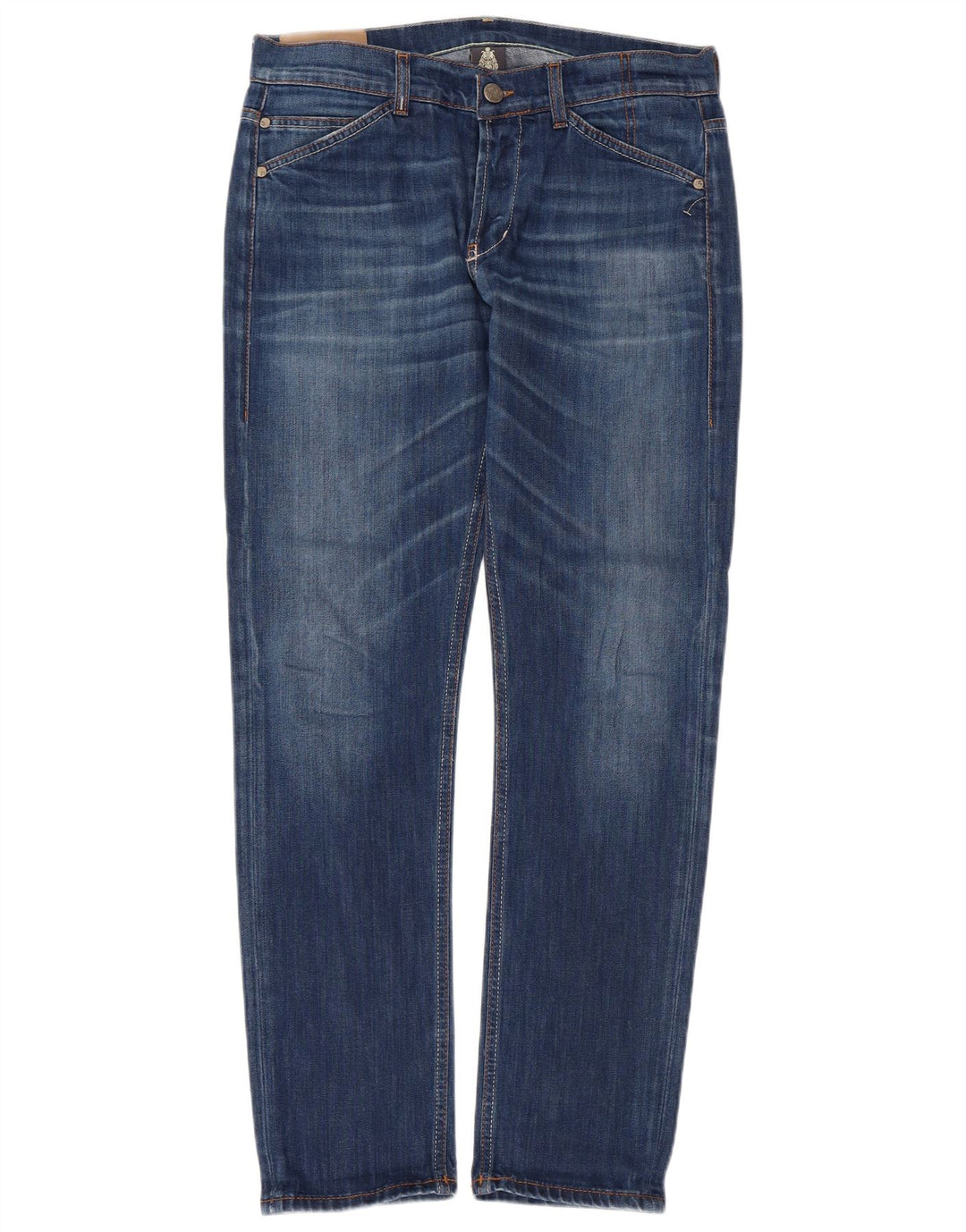 Dondup Herren Slim Jeans W35 L30 Blaues Polyester