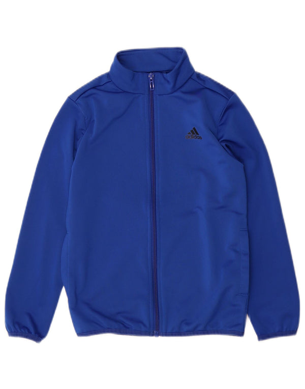 ADIDAS Jungen Primegreen Graphic Trainingsanzug-Top-Jacke, 7–8 Jahre, Blau