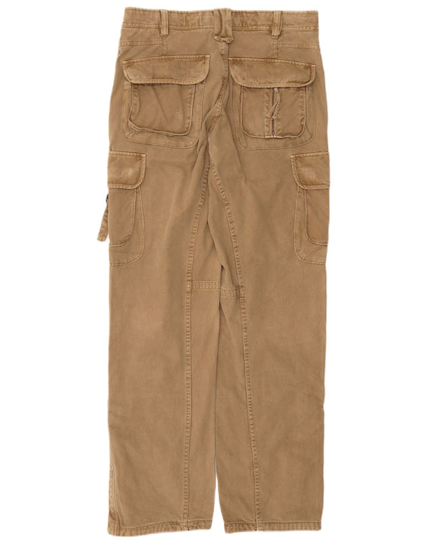 Blustaff Herren gerade Cargohose IT 52 XL W38 L34 Beige Baumwolle