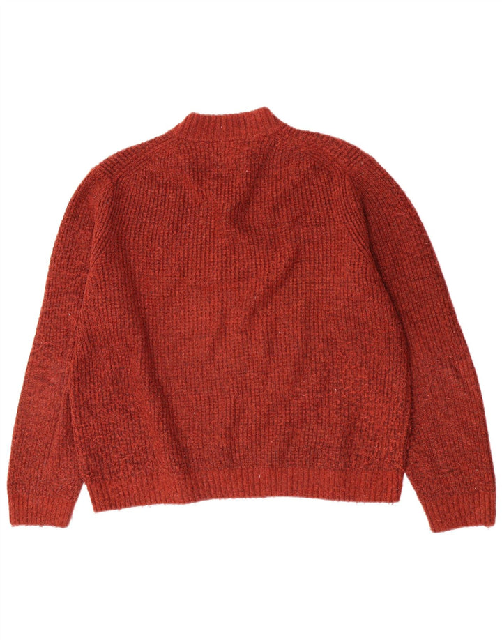 Marks & Spencer Herren Rollkragenpullover Pullover XL Rot Acryl