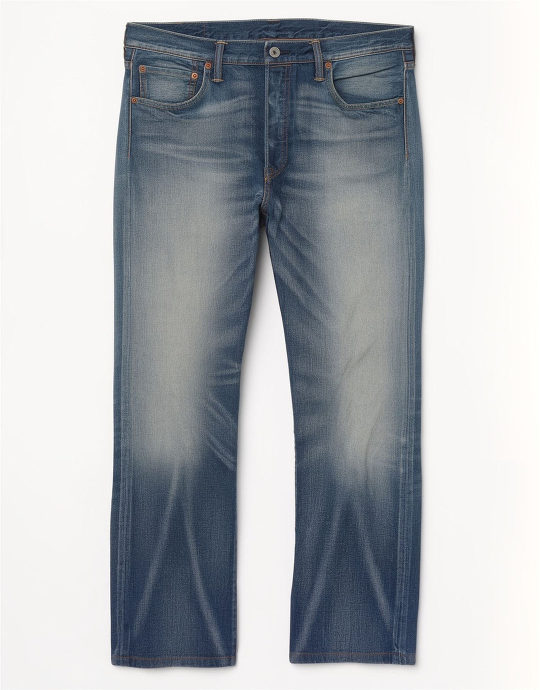 Levi's Herren 501 Straight Jeans W34 L28 Blaue Baumwolle